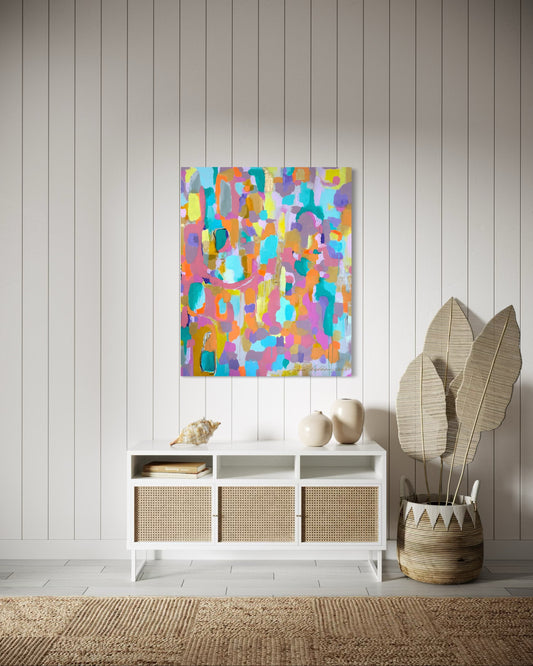 Värien leikki - 100x80cm