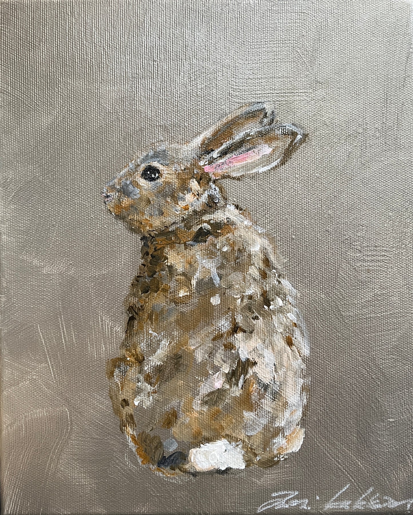 Hopeapupu 27x22cm