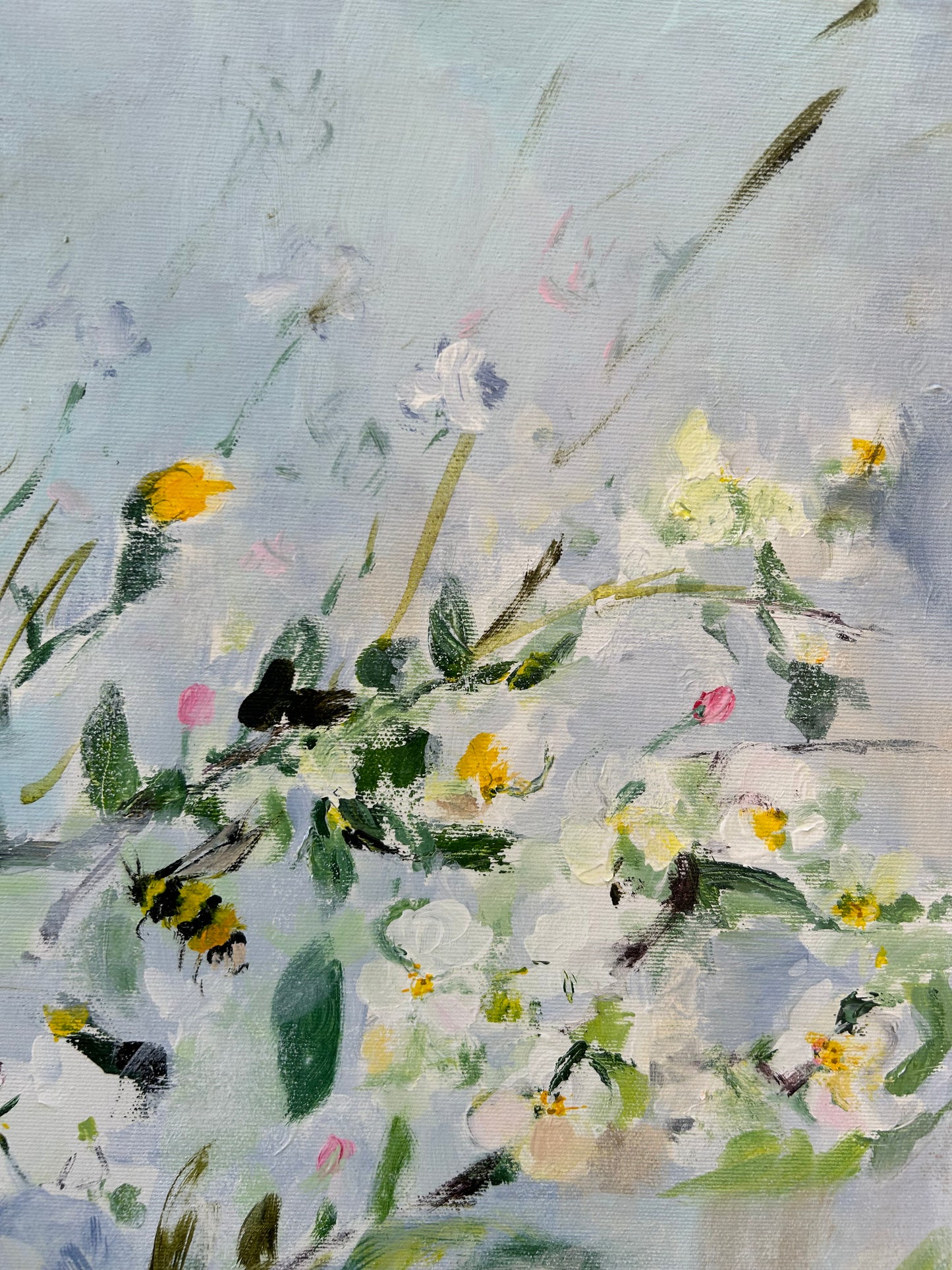 Apple Flowers - 100x100cm