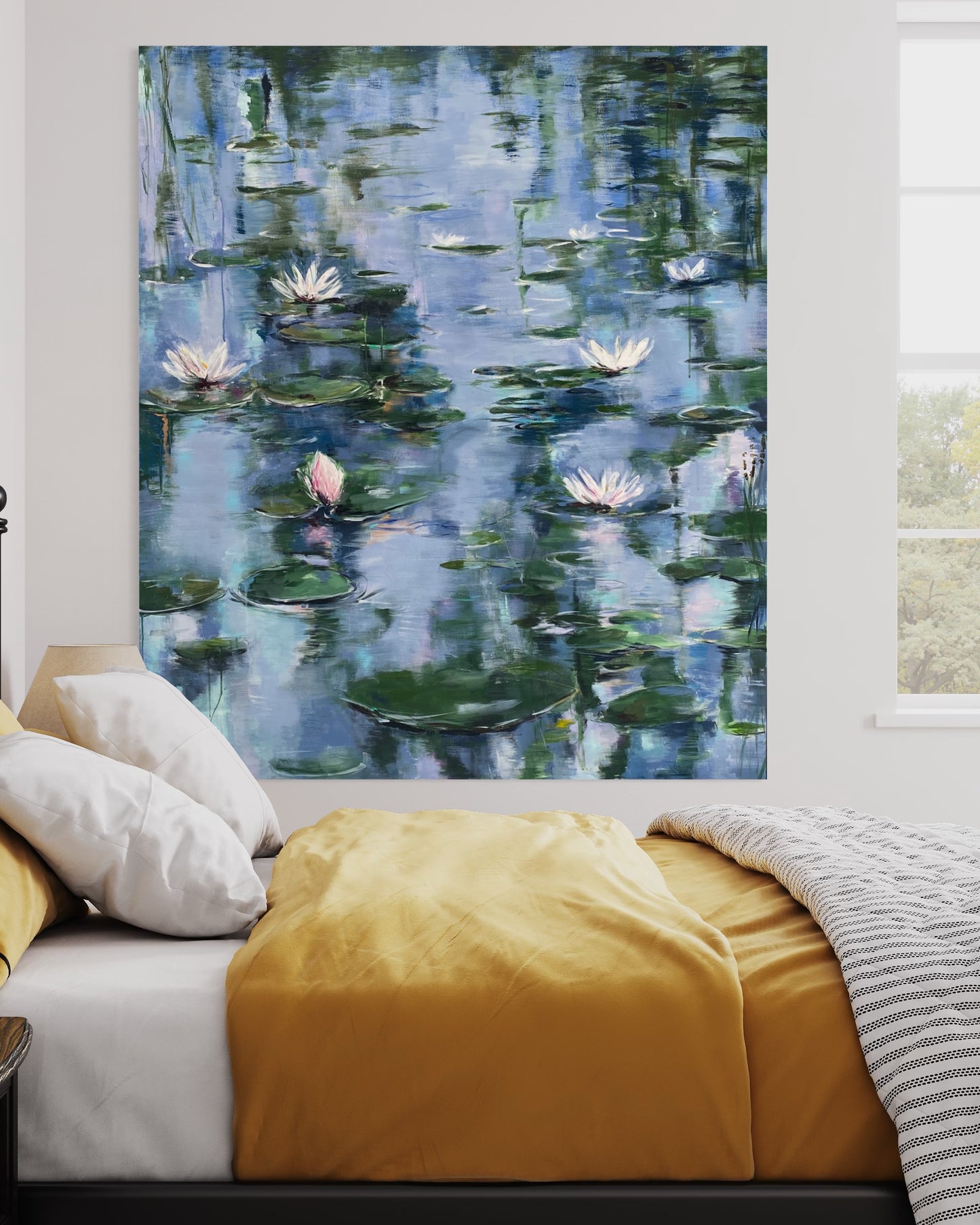 Rauhallisuuden väreitä - 140x120cm