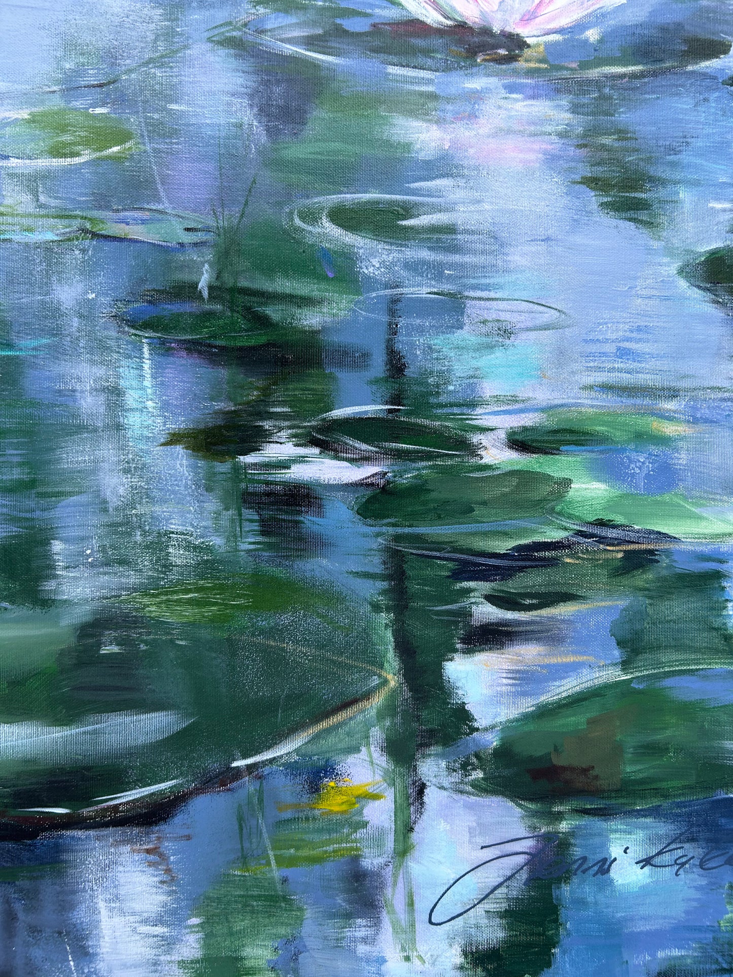 Rauhallisuuden väreitä - 140x120cm