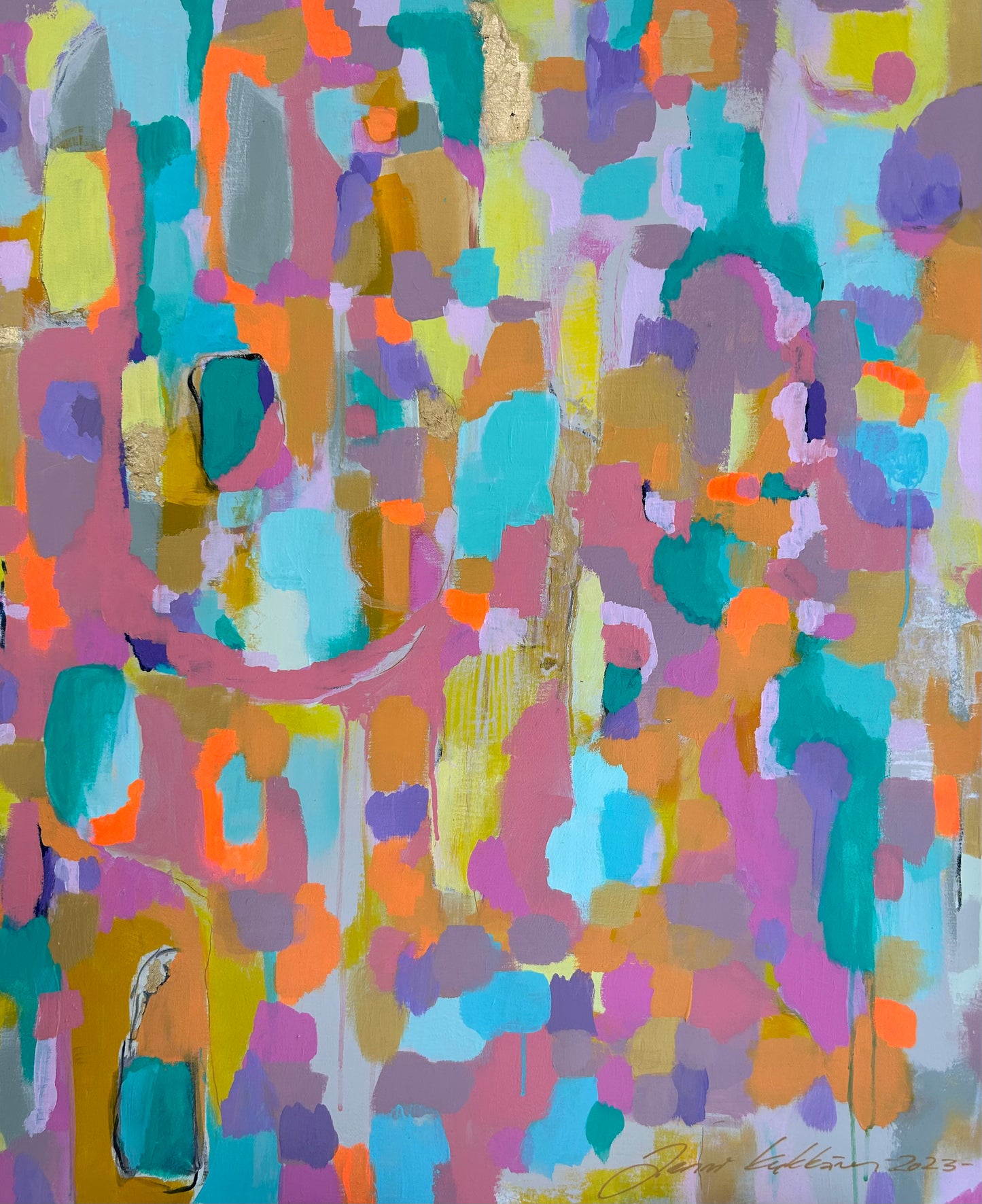 Värien leikki - 100x80cm