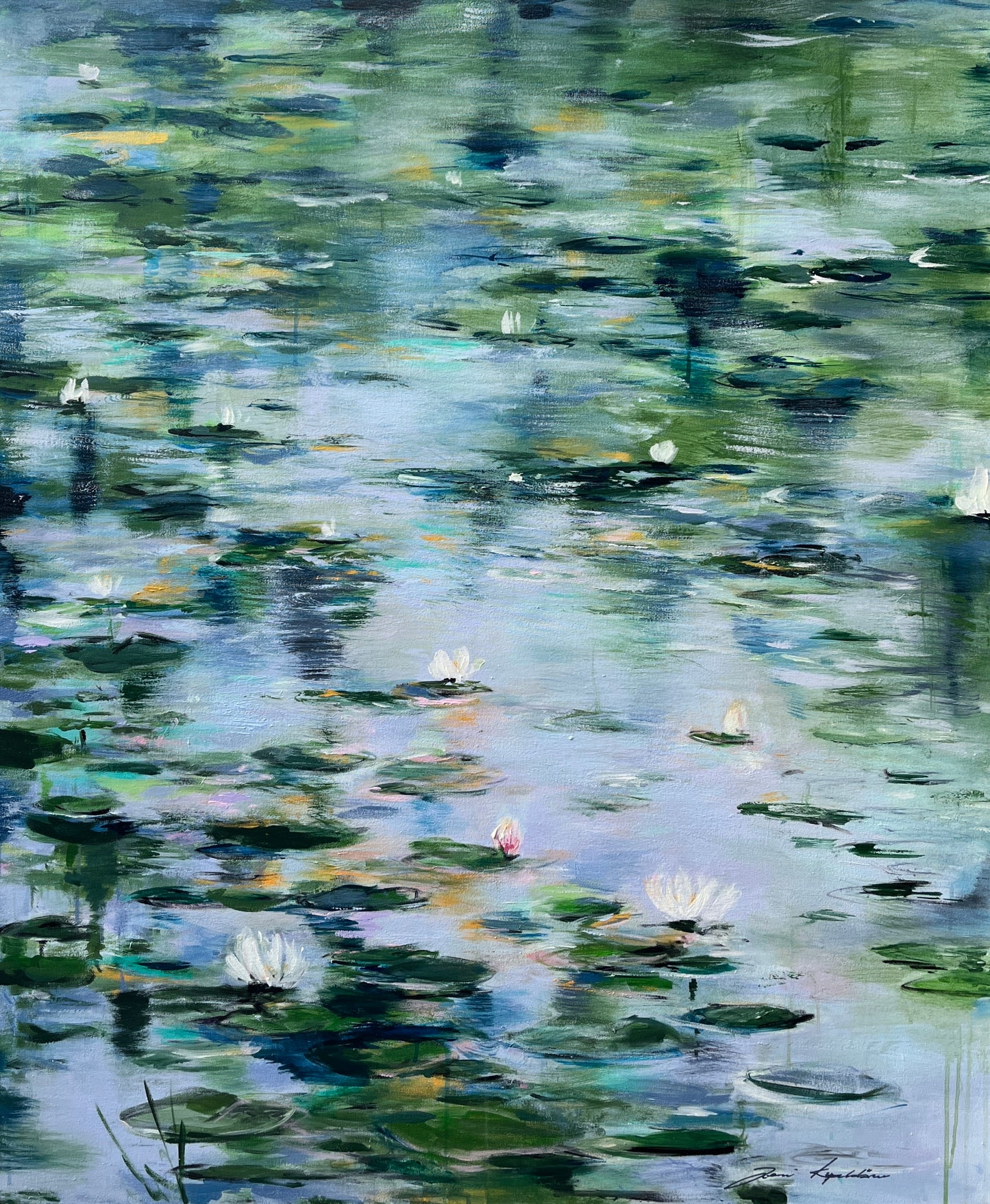 Uinuva lampi 120x100 cm