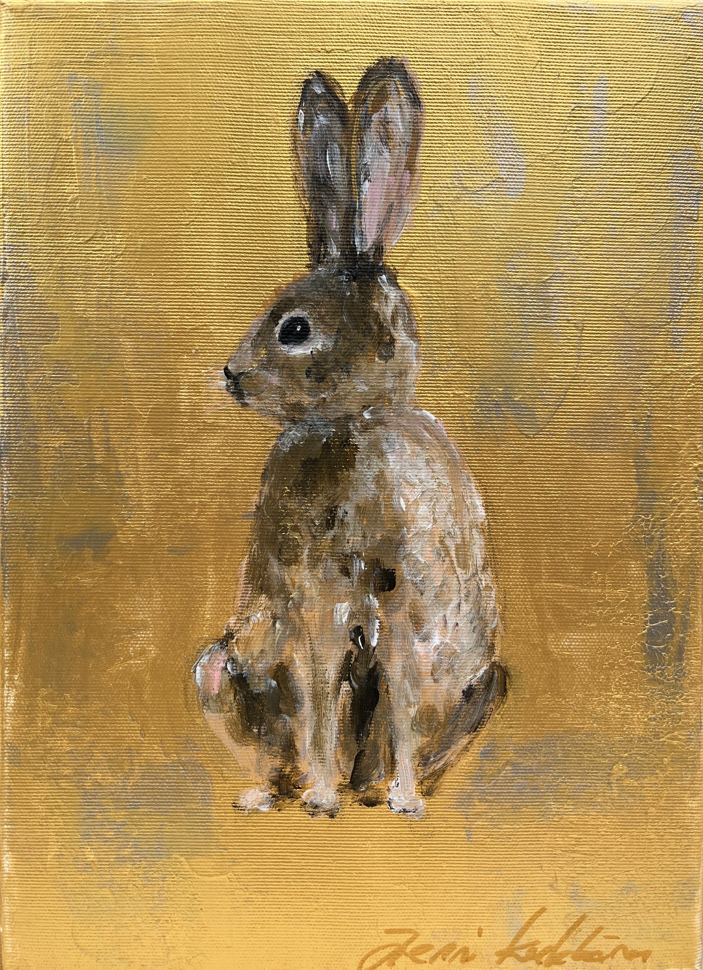 Hiljainen vieras 33x24cm