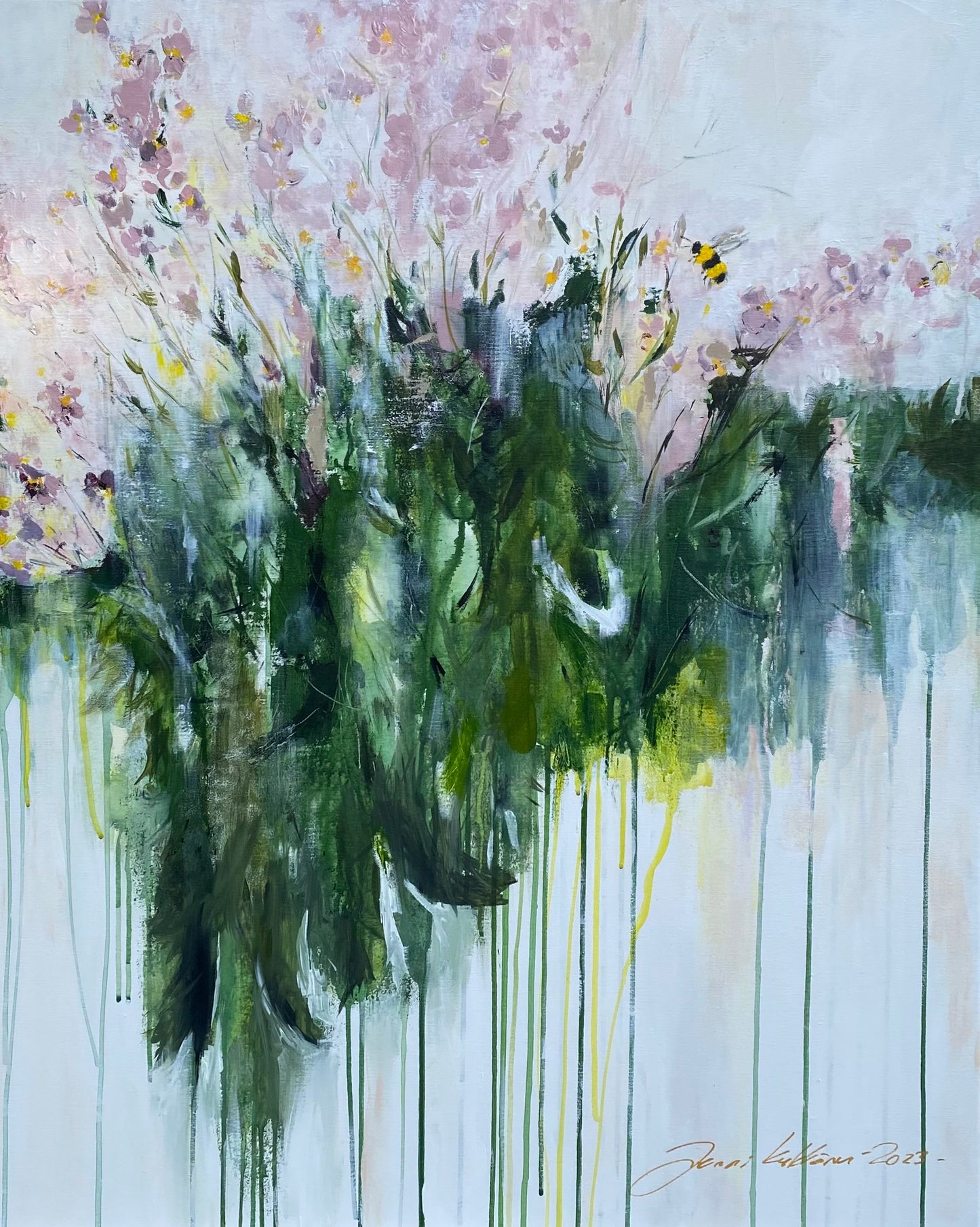 Last flowers of summer - 80x100cm