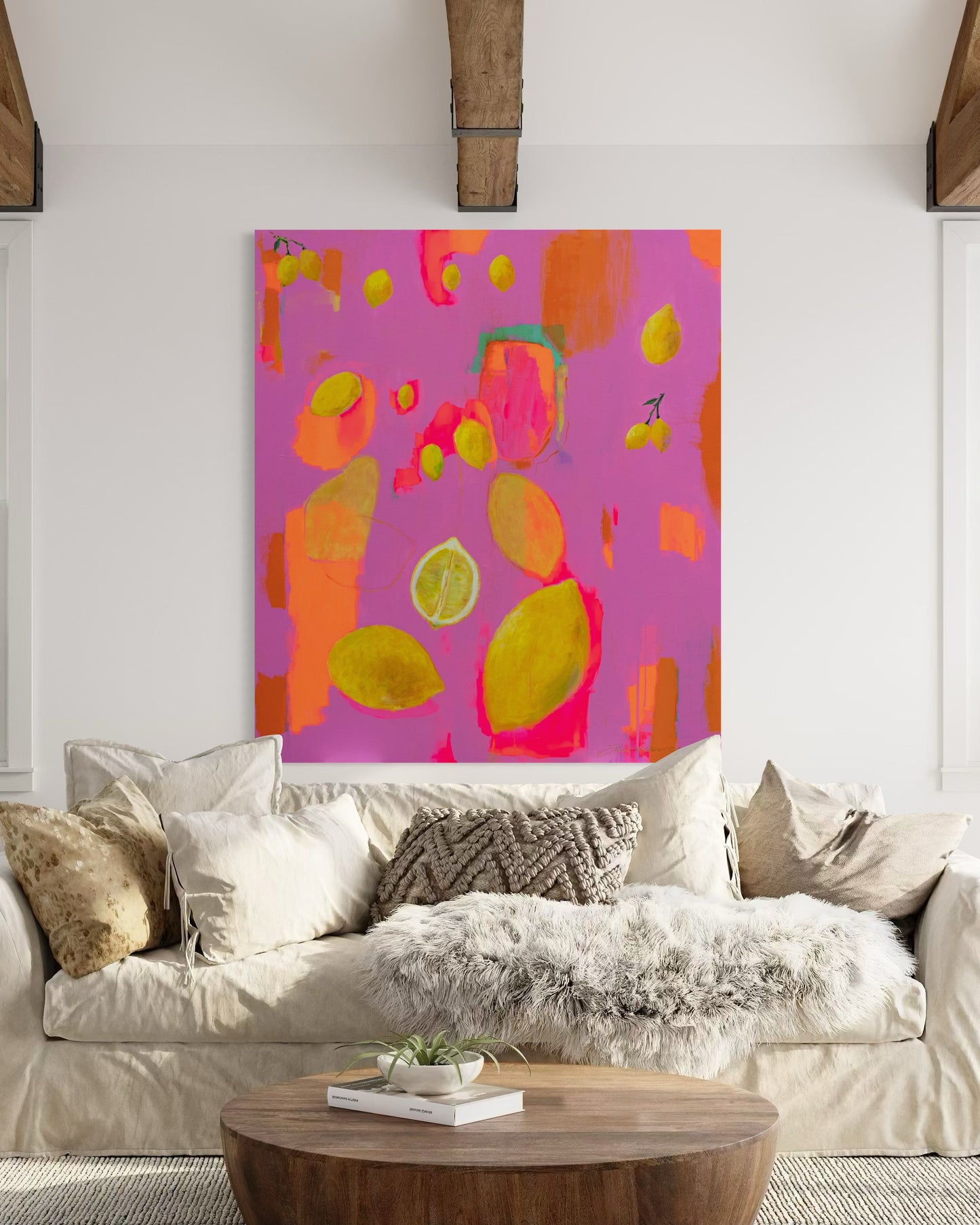 Lemon Rosa 160x140cm