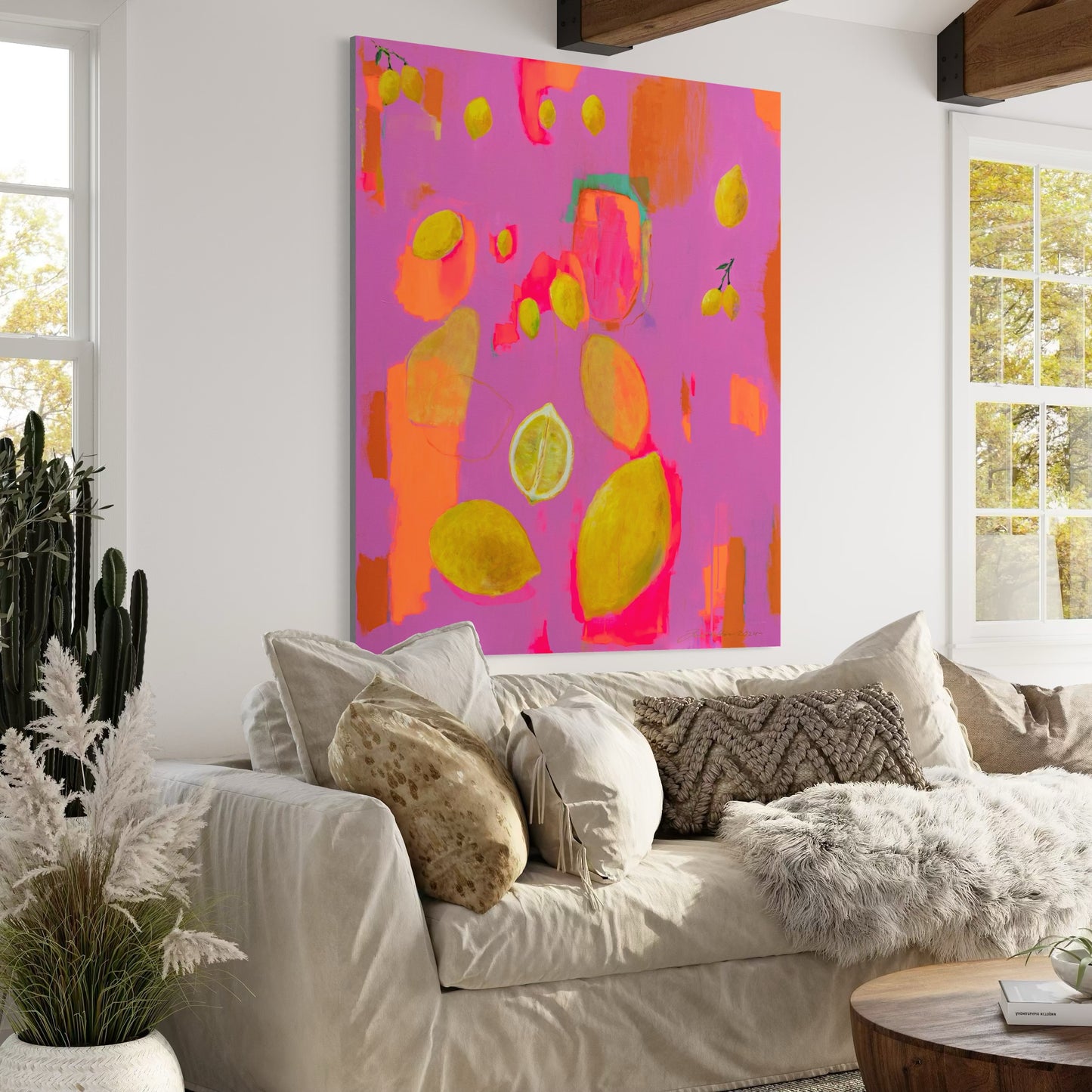 Lemon Rosa 160x140cm