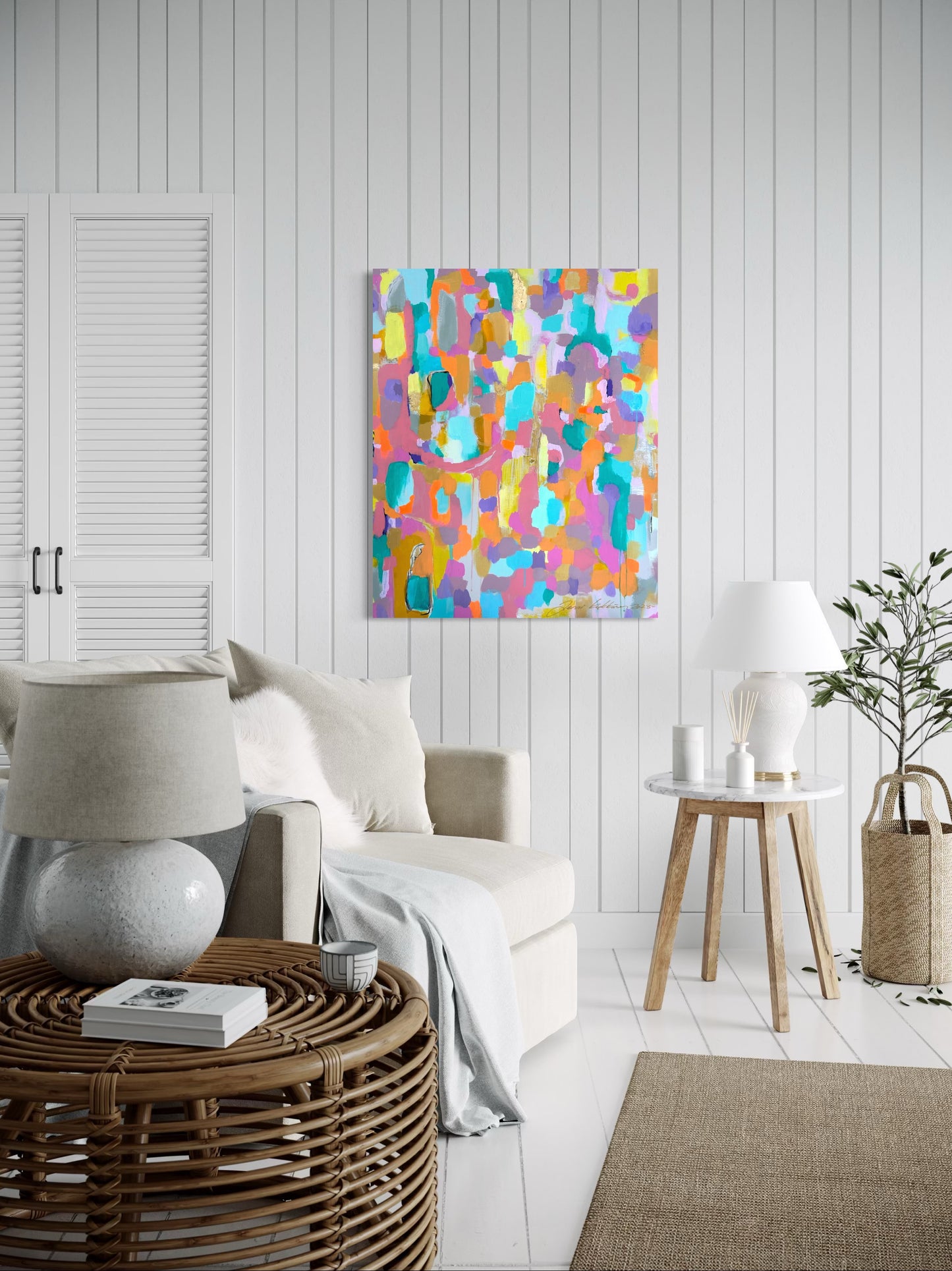 Play of the colors - 100x80cm