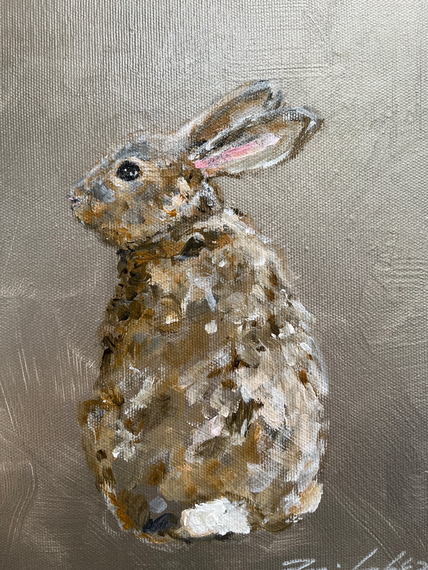 Hopeapupu 27x22cm