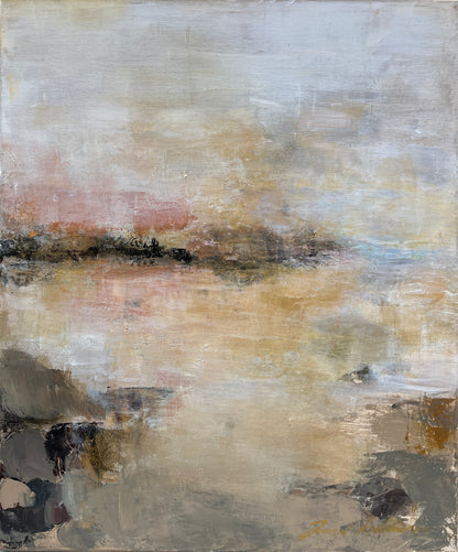 Sumuinen horisontti 55x46cm