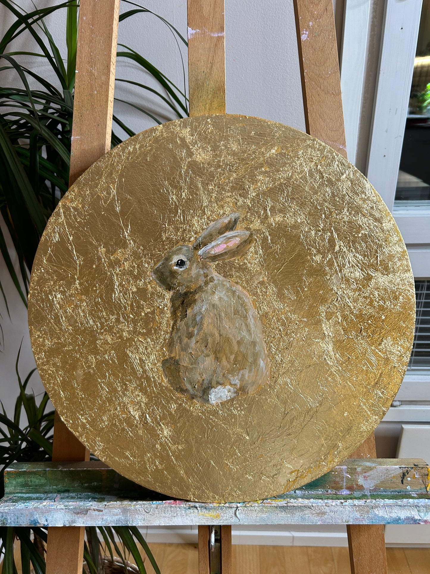 Kultapupu, pyöreä 40cm