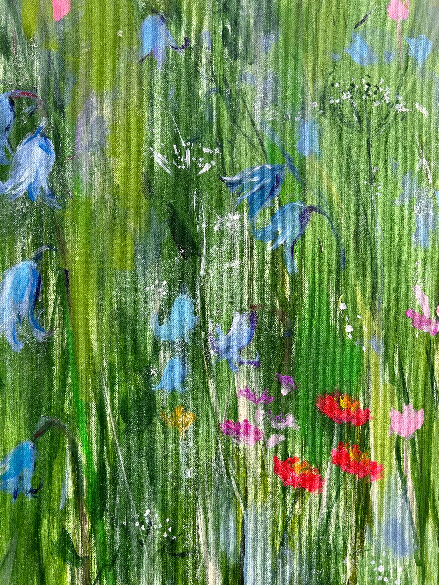 Wild Bluebells - 120x140cm