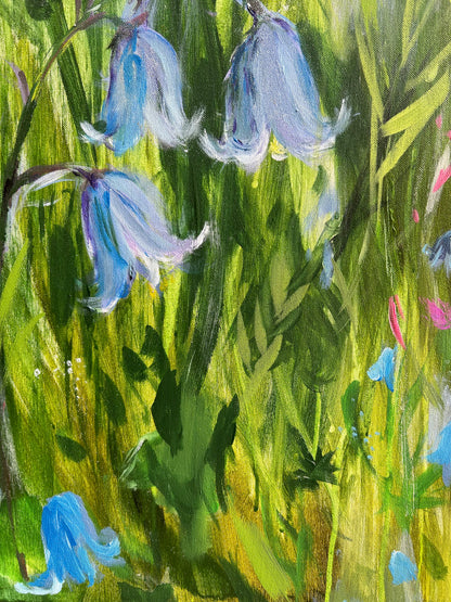 Wild Bluebells - 120x140cm